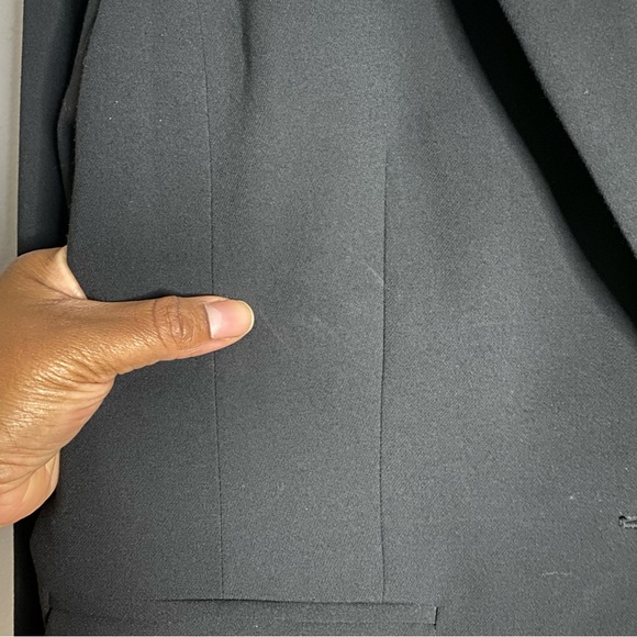 Halogen Women's Black Single Breasted Notch Lapel Blazer - Picture 9 of 9